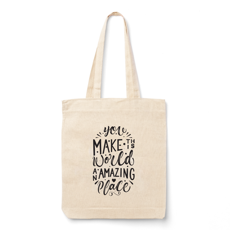 Ajooba Canvas Bag-Make World Amazing