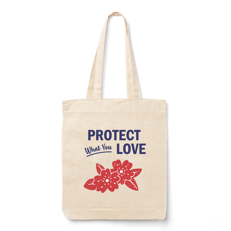 Ajooba Canvas Bag-Protect Love