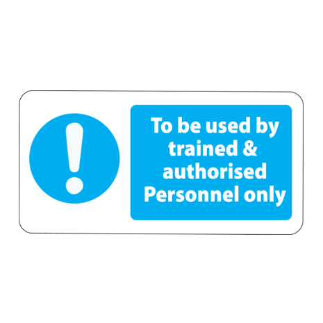 ​Authorised Personnel Only Labels 50x25mm