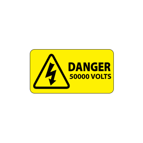 ​Danger 110 Volts Labels 100x100mm