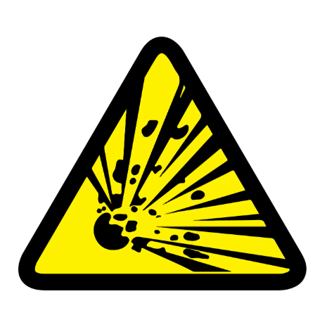 ​Explosive Materials Warning Labels