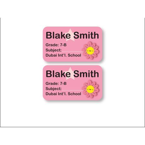 Watermelon-Pack of 40 Book Labels