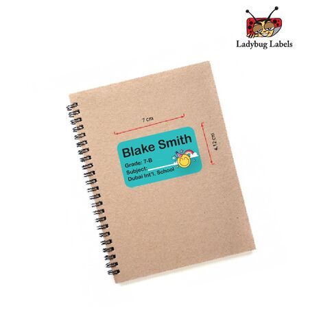 Birthday Smiley-Pack of 40 Book Labels