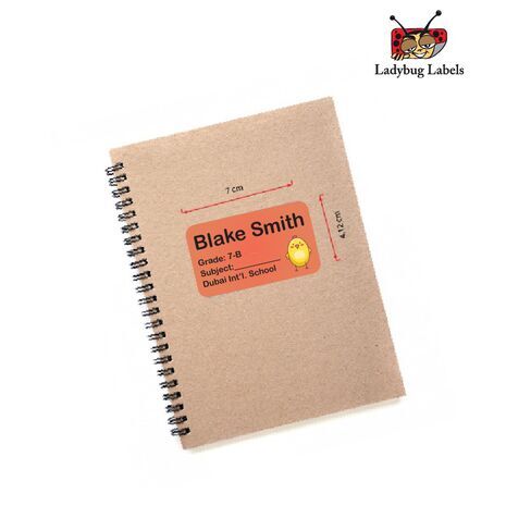 Dancing Chicken-Pack of 40 Book Labels