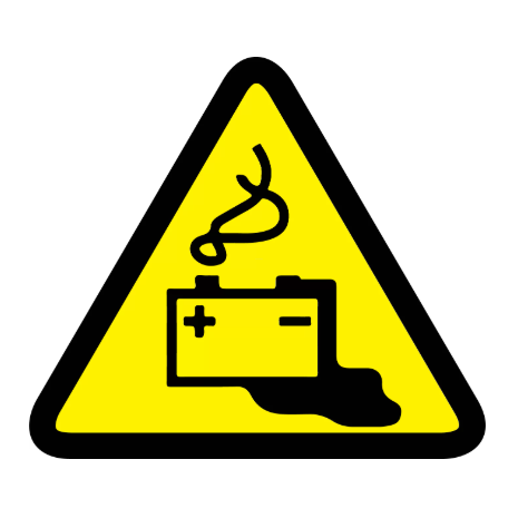 Battery Charging Warning Labels