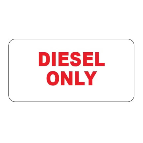 ​Diesel Only Labels