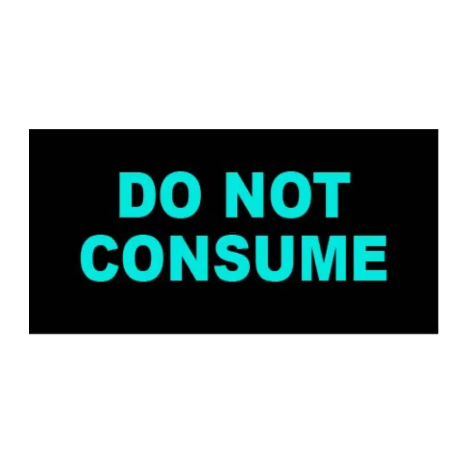 ​Do Not Consume Labels 50x25mm