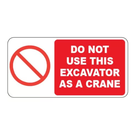 ​Do Not Use As Crane Labels100x50mm