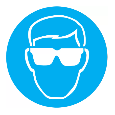 ​Wear Eye Protection Labels