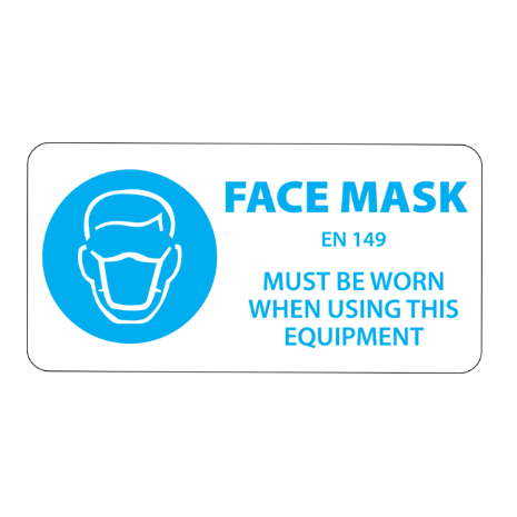 ​Face Mask Must Be Worn Labels (50x25mm)