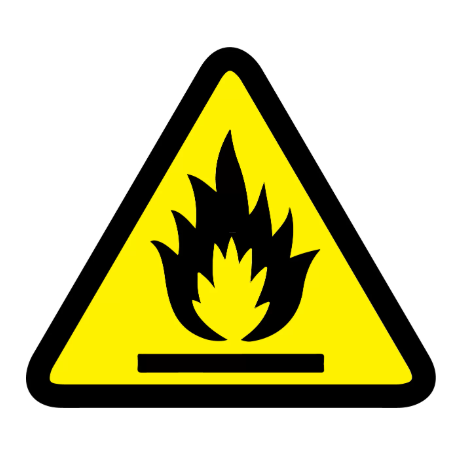 ​Flammable Material Warning Labels
