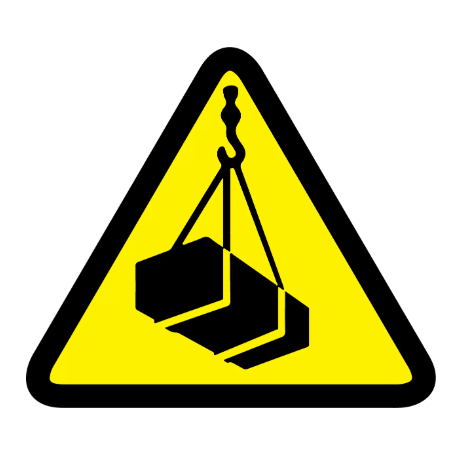 ​Overhead or Suspended Load Warning Labels