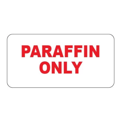 ​Paraffin Only Labels (50x25mm)