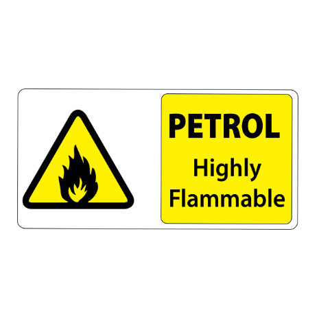 ​Petrol Highly Flammable Labels