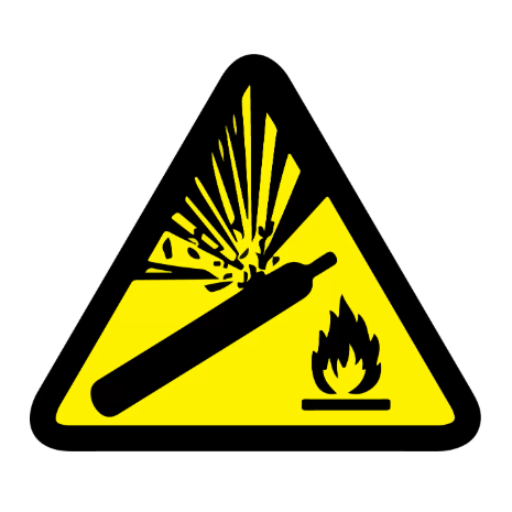 ​Pressurized Cylinder Warning Labels