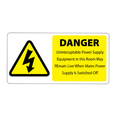 ​Uninterruptible Power Supply Labels