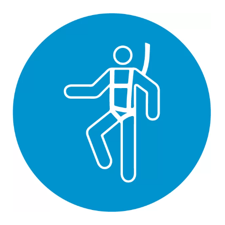 Wear a Safety Harness Labels