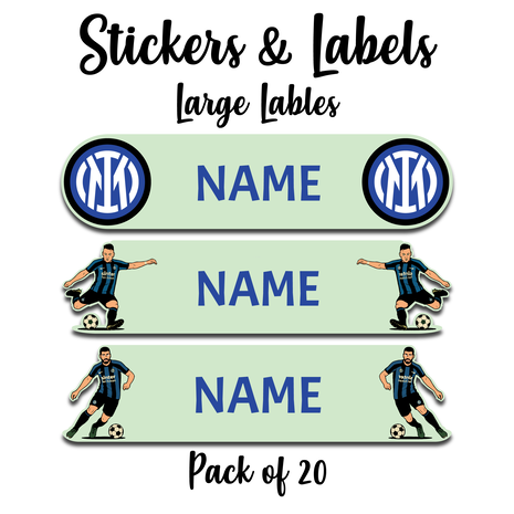 Ajooba - Football- Light Green Personalized Labels -Value pack of 108 labels