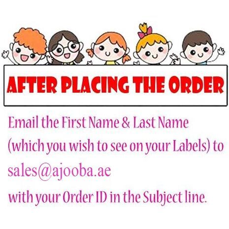 Ajooba - Game of survival  Beige Personalized Labels -Value pack of 108 labels