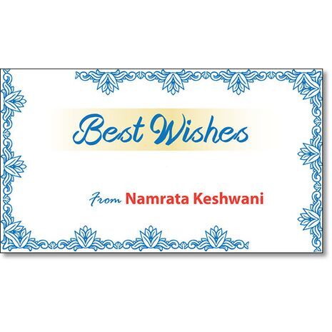 Best Wishes Gift Tag BW GT 0715