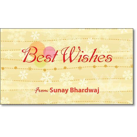 Best Wishes Gift Tag BW GT 0721