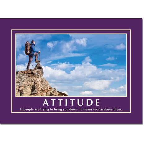 Motivational Print Attitude MP AT 022