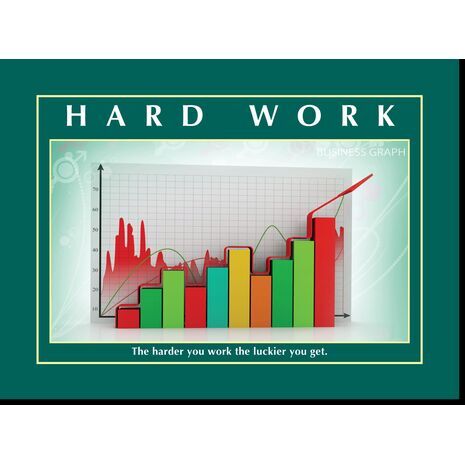 Motivational Print The harder you work MP AS 7719