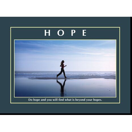 Motivational Print Do hope and MP AS 7721
