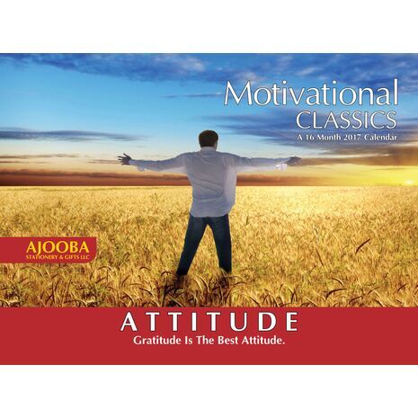 Attitude Motivational Wall Calendar