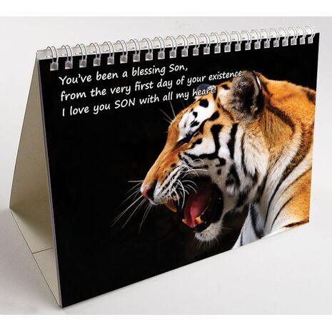 Son - Personalised Sentimental Desk Calendar