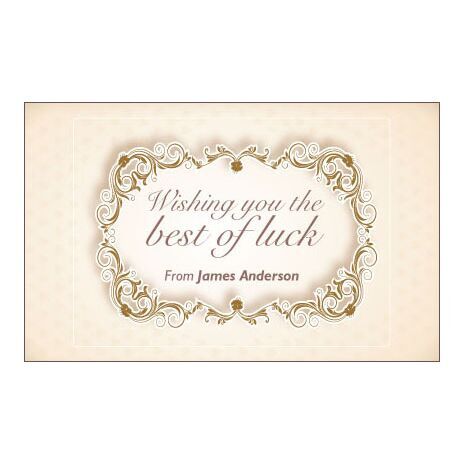 Best Wishes Gift Tag BW GT 0729