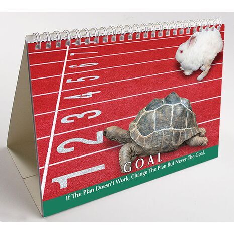 Goals Motivational Desk Calendar