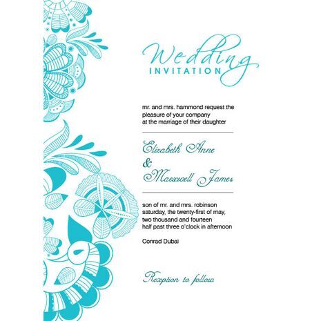 Wedding Invitation Card WIC 7818