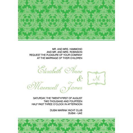 Wedding Invitation Card WIC 7819