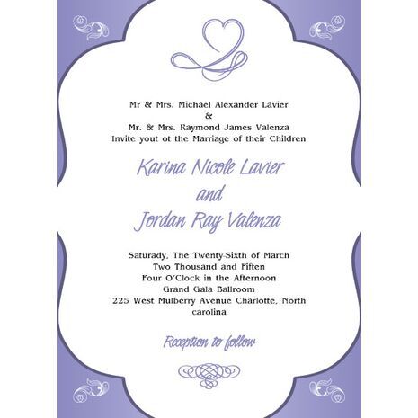 Wedding Invitation Card WIC 7830
