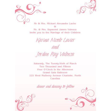 Wedding Invitation Card WIC 7836