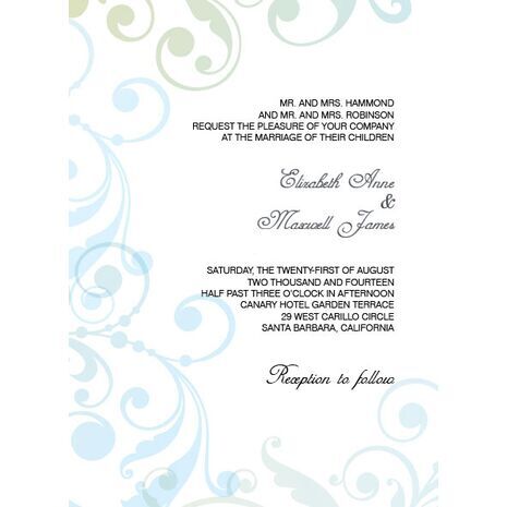 Wedding Invitation Card WIC 7843