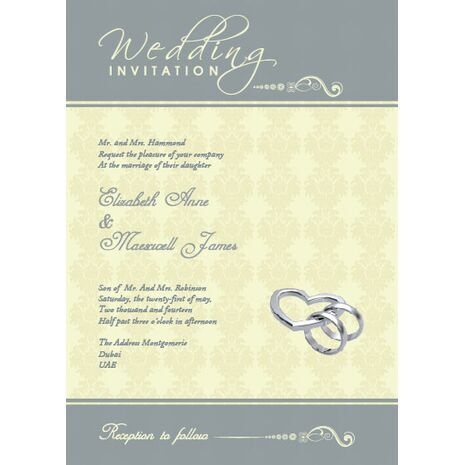 Wedding Invitation CardWIC 7807