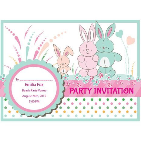 Kids Party Invitation 006