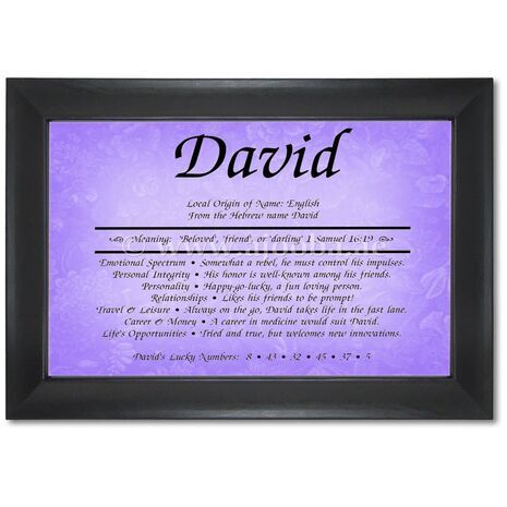 First Name Frame