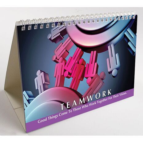 Teamwork Motivational Desk Calendar