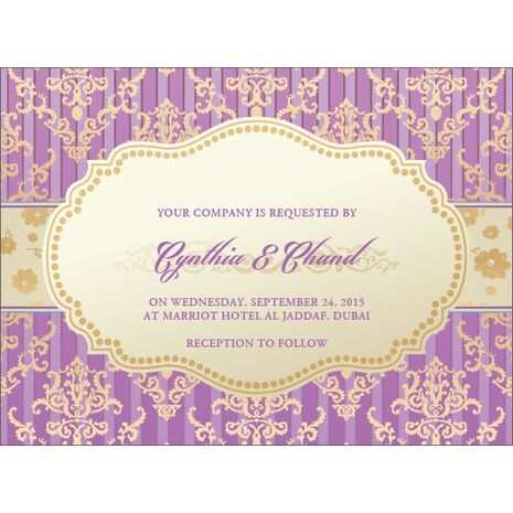 Wedding Invitation Card WIC 7890