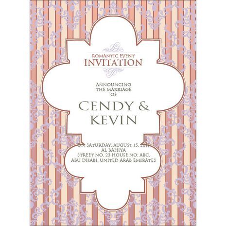 Wedding Invitation Card WIC 7895