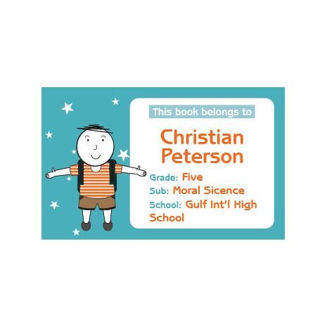 Personalised School Label 070
