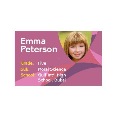 Personalised School Label 095