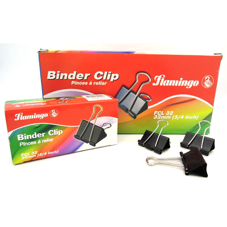 Flamingo Binder Clip 32mm