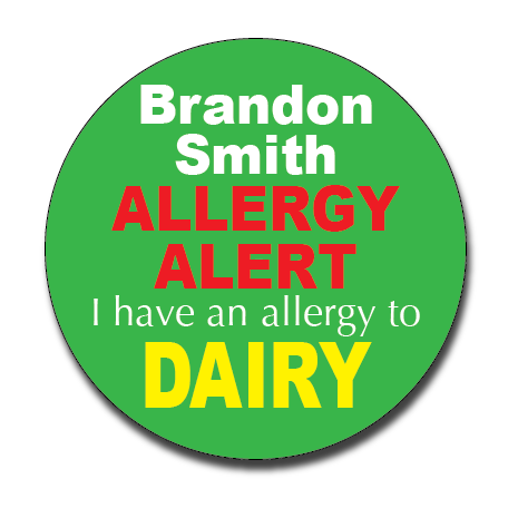 Allergy Label ST AL 018