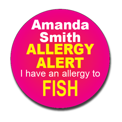 Allergy Label ST AL 019