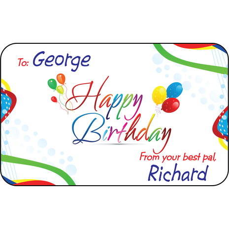 Personalised Gift Labels ST PGL 0002