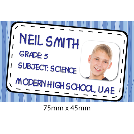 Personalised School Book Label PS BL 0200